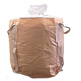 【10枚入】丸型 フレコンバッグ 1100KR-BC 1000L 耐荷重1000kg 工事 土木 収穫 ふくなが 代不
