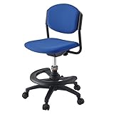 2016年度版 トワイス 学習チェア 布張り KS5-8MB-B マリンブルー・ブラックフレーム