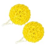 マルマル.モリモリ　薔薇の花 花嫁 ギフト 造花 結婚式 二次会 撮影　結婚式のお祝いの装飾 (イエロー)