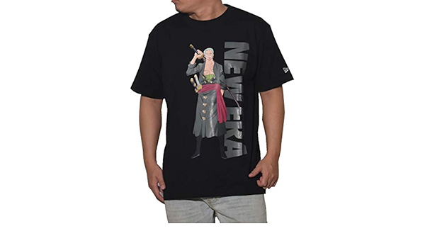 Amazon ニューエラ New Era Tシャツ 半袖 One Piece ワンピース ロロノア ゾロ コラボ ブラック 黒 Xl ジャージトップ 通販