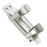 GIGASTONE Duo Pro Flip USB-A+C 512GB 外付けSSD 500MB/s デュアル接続 Apple 4K 60fps ProRes HDRビデオ録画対応 USB3.2 Gen 2 iPhone 16 PS5 Mac iPad ノートパソコン Android対応