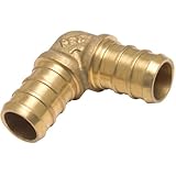 SharkBite UC248LFA 1/2-Inch PEX Barb Elbow Retail Packaging by Sharkbite