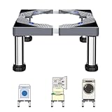 洗濯機 台 洗濯機かさ上げ台 28~31cm 高さ調整 40~60cm幅調節可能 耐荷重150kg 4足 乾燥機置き台 冷蔵庫置き台 冷蔵庫かさ上げ台 振動防止 騒音防止 嵩上げ 防水パン
