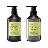 ザ パブリック オーガニック シャンプー トリートメント セット シトラスフローラル [保湿シリーズ]【スーパー バウンシー】 480mL + 480mL アミノ酸 アロマ 精油 無添加 ヘアケア ノンシリコン 日本製