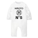 名前入り ロング ロンパース [LR198] 80cm ホワイト 出産祝い 誕生日 プレゼント おしゃれな 名入れ ベビー服