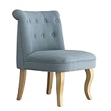 ブルー ： ヨーロピアンクラシック カジュアルリビングダイニングチェアー【rufunel】 ブルー(blue) (ロマンティック) 北欧 ソファー 1P 一人掛け 1人掛け