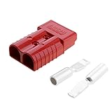 Homyl バッテリ　クイック　ディスコネクト　ウィンチ　コネクタ　ターミナル付　350A　2/0AWG　全4色 - レッド