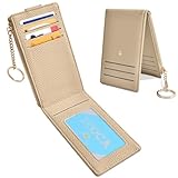 [Accart] パスケース 定期入れ カードケース レディース IDカードホルダー 女性 ミニ 財布 名刺ケース 薄型コインケース フラグ