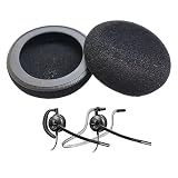 HW540 イヤーパッド Plantronics EncorePro HW530 HW530D HW540D HW535USB HW545 HW545USB HW545-Mヘッドセットに対応 プレミアム交換用イヤーパッド スペアフォームクッションカバー 修理パーツ (2ペア)