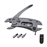 多機能ツールレッドドラゴンプレイヤーナイフセットレジンジョードライバープライヤー多機能レンチナイフツール LUTAVOY Multitool Wrench LY89