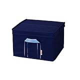 収納ボックス フタ付き おしゃれ 収納box 布 引き出し ルミナス ストレージボックス ラック内収納ボックス3333 幅33×奥行33×高さ21cm ネイビー LSB3333NV