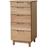 ISSEIKI チェスト 完成品 幅44㎝ 5段 ナチュラル 木製 ER-01-23