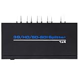 BLUPOW SDI分配器 1入力4出力 sdi延長器 スプリッター 1080P対応 SD-SDI/HD-SDI/3G-SDI対応 ESD保護機能付き VA71