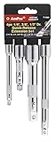 AMPRO T11369 1/4, 3/8 and 1/2-Inch Drive Extension Set, 4-Piece [並行輸入品]