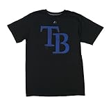 Tampa Bay RaysマジェスティックブラックSUPERIOR Play Tシャツ(大人用XL )