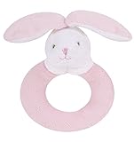Angel Dear Ring Rattle, Floppy Ear Bunny Pink [並行輸入品]