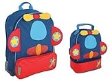 Stephen Joseph SideKicks Backpack and Lunchbox Set (Airplane) [並行輸入品]