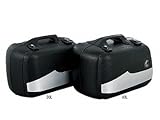 HEPCO&BECKER(ヘプコ&ベッカー) ジュニアフラッシュ(JUNIOR FLASH) サイドケース 40 左右セット ブラック×シルバー 610236-0009