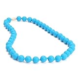Chewbeads Jane Teething Necklace, 100% Safe Silicone - Deep Sea Blue by Chewbeads