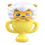 漫画プラスチック製の赤ちゃんの赤ん坊の赤ちゃんTeether赤ん坊のおもちゃ（多色）