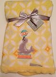 Plush Yellow Blanket - Circus Seal by Blankets and Beyond [並行輸入品]