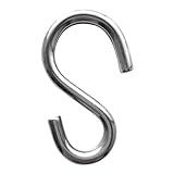 SONONIA マリン　316ステンレススチール製　Sフック　ハンギング　レール　ハンガーラック　全6選択 - サイズ1(1個), 85mm