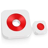 MUTANG ワイヤレスドアベルポータブル耐候プラグインドアチャイキット電気ドアベルボリューム調整可能