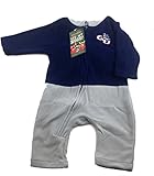 MascotWear See My Hood幼児5t月Gonzaga Bulldogsポリエステルフリースジップアップフード付きOnesie