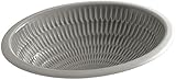 KOHLER K-14280-C6-K5 Ricochet 17" X 14" Undercounter Bathroom Sink with Glazed Underside, Translucen