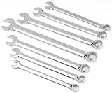 Powerbuilt 640437 Metric Long Pattern Combination Wrench, 7-Piece [並行輸入品]