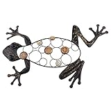 F Fityle 壁掛け　ヤモリ装飾 　工芸品　金属　インテリア　ガーデン 飾り物 プレゼント