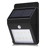 TOMOL 10LEDソーラーライト ワイヤレス人感センサー 屋外照明/軒先/壁掛け/庭先/玄関周りなどのライト 夜間自動点灯 (1点)