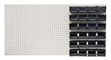 Quantumストレージシステムq-pegボードBinキット5 " L x 4 – 1 / 8 " W x 3 " H – パックof 24 ブラック PB-C-QUS200-BLK