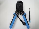 スカイニー モジュラープラグ 圧着工具 HT-2008R(プロ用) 【RJ-45 RJ-11 RJ-12 RJ-22用】