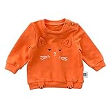 ベビースーツ漫画の猫のパターンロングスリーブコットンの服 (90, アプリコット)
