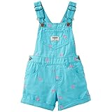 OshKosh B'gosh(オシュコシュ ビゴッシュ) パイナップル刺繍ショートオール(LightBlue)サロペット/オーバーオール 2T(2才) [並行輸入品]