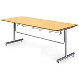 食堂テーブル/　GYTテーブル　【椅子掛けテーブル・幅1800×奥行き750mm・粉体塗装タイプ】 カラー:ニューグレー