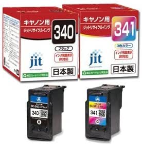 Amazon Co Jp キャノン用 ジット Bc 340 Bc 341 リサイクルインクカートリッジ 4色セット パソコン 周辺機器