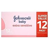 Johnson's Baby Extra Sensitive Wipes 12 x 56 per pack by Johnson's