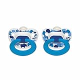 NUK, Confetti, Orthodontic Pacifier, 6-18 Months, Elephants, 2 Pack