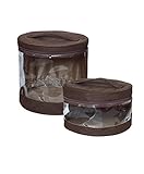 JJ Cole Clear Storage Bin Set, Cocoa by JJ Cole