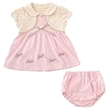 (チャックル) chuckle *ティノティノ*ボレロ風ワンピース&ブルマセット ピンク 90cm P3162-90-20