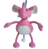 Springy Spotty Legged Pink Elephant Animal Brightly Coloured Mobile by Panopoly