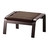 IKEA(イケア) PO?NG ダンスボー ミディアムブラウン ブラックブラウン 89901817 フットスツール、ブラックブラウン、ダンスボー ミディアムブラウン