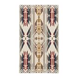 [ ペンドルトン ] Pendleton タオルブランケット オーバーサイズ ジャガード XB233 53555 ホワイトサンド Oversized Jacquard Towels WHITE SANDS 大判 バスタオル タオルケット インテリア キャンプ [並行輸入品]