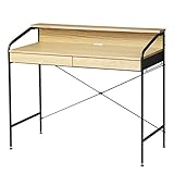 ライティングデスク 学習机 収納 デスク/ナチュラル