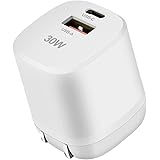 PD 充電器 30W USB Type C 急速充電器 GaN 窒化ガリウム採用 PPS USB-C&USB-A 2ポート 超ミニサイズ タイプC ACアダプター 汎用iPhone 14 / 14 Max / 14 pro / 14 pro Max 