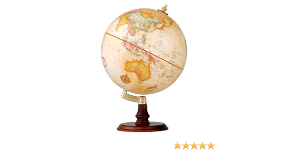 Amazon リプルーグル 地球儀 クランブルック型 アンティーク 英語版 文房具 オフィス用品 文房具 オフィス用品