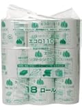 業務用トイレットペーパー エコロ 110m*18R(シングル)