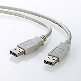 サンワサプライ(Sanwa Supply) USBケーブル(Aオス-Aオス) 1m KB-USB-A1K2